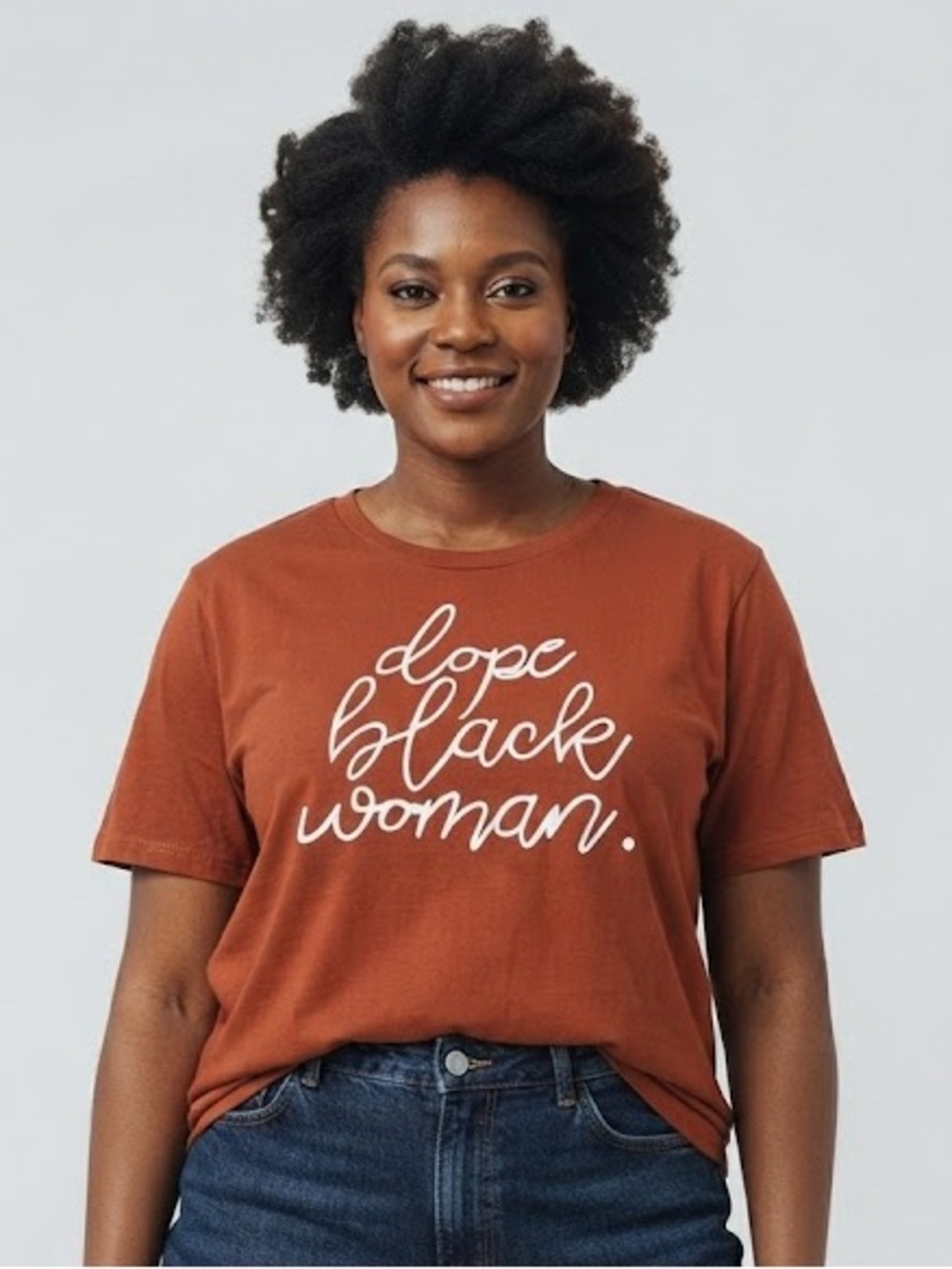 Legendary Rootz Dope Black Woman Graphic Tee Women's Size L NWT Shirt